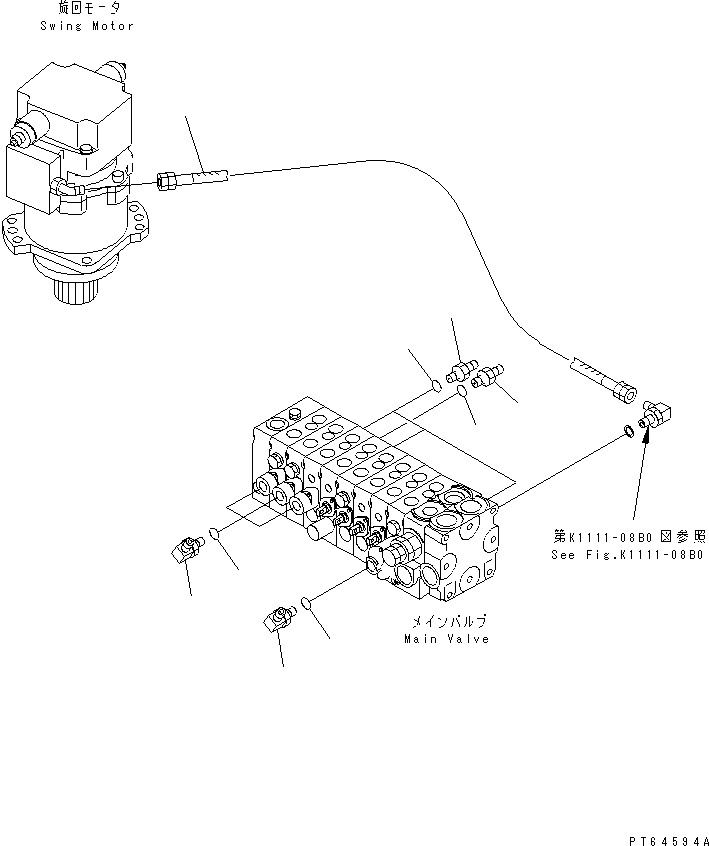 Шланг 22K-62-12460 KOMATSU