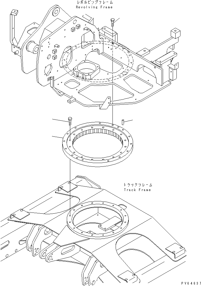 CIRCLE,SWING 20C-25-31102 KOMATSU