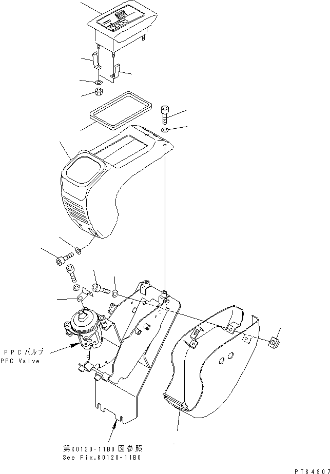 COVER,PANEL 22L-54-19360 KOMATSU