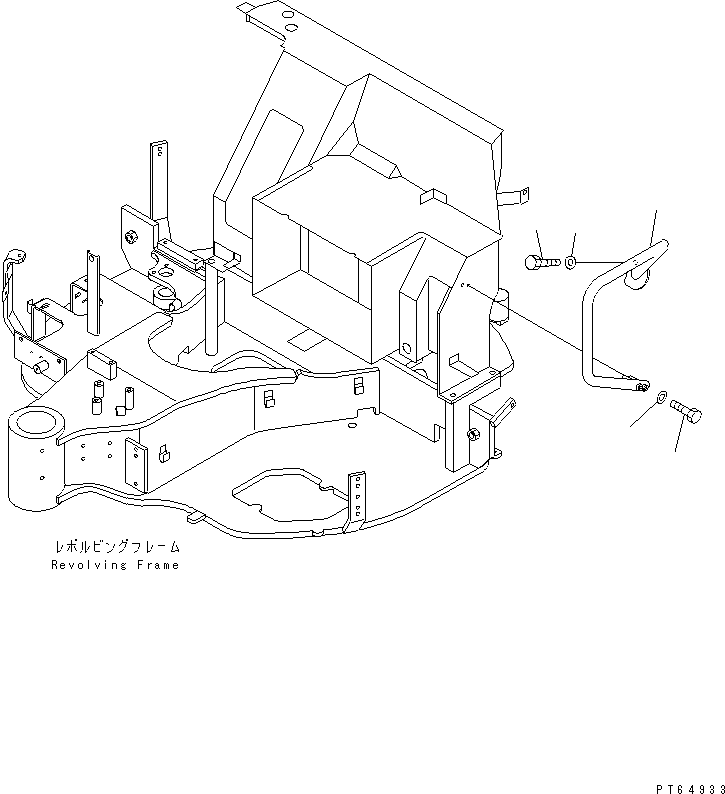 STAY,L.H. 22L-54-19410 KOMATSU