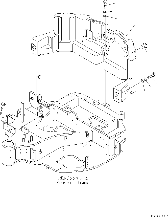 WEIGHT,COUNTER 22L-46-18210 KOMATSU