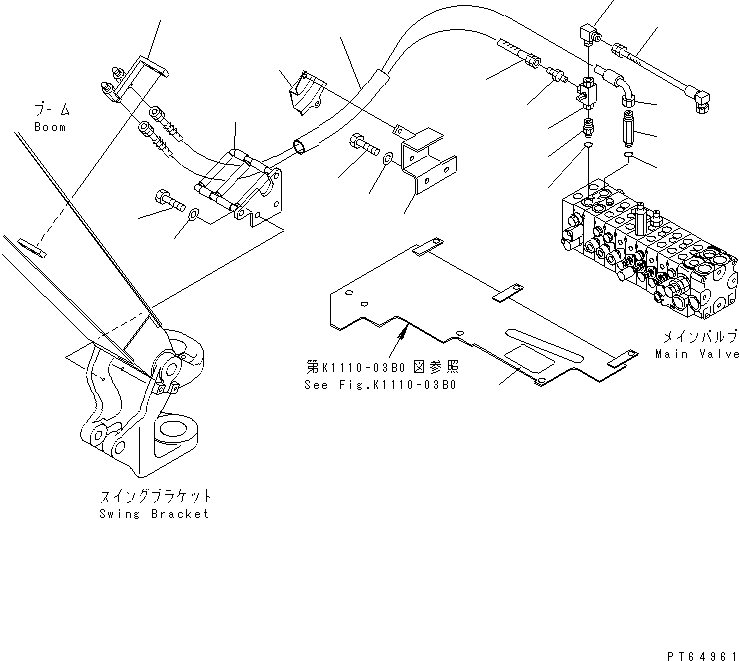 Хомут 22K-62-18410 KOMATSU
