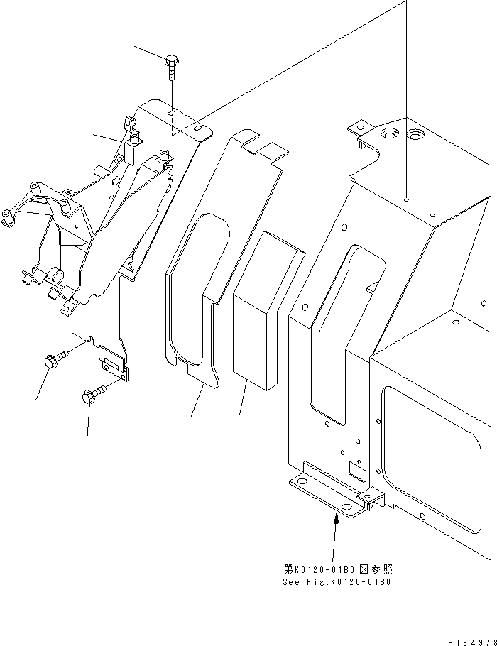 Лист 22K-43-18170 KOMATSU