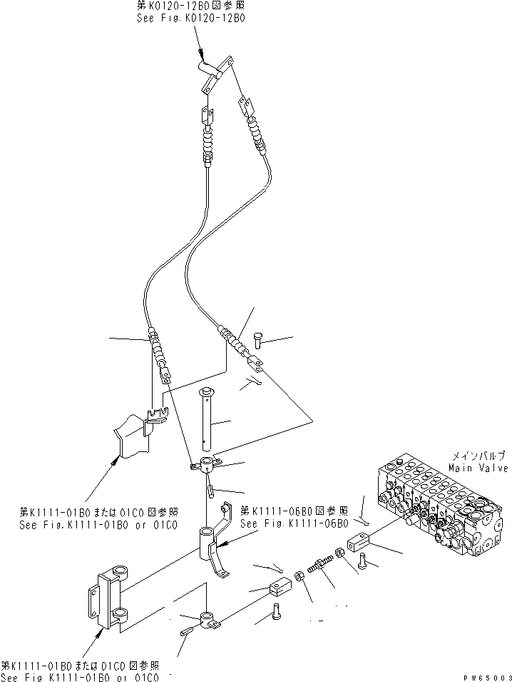 Рычаг 22K-43-11151 KOMATSU