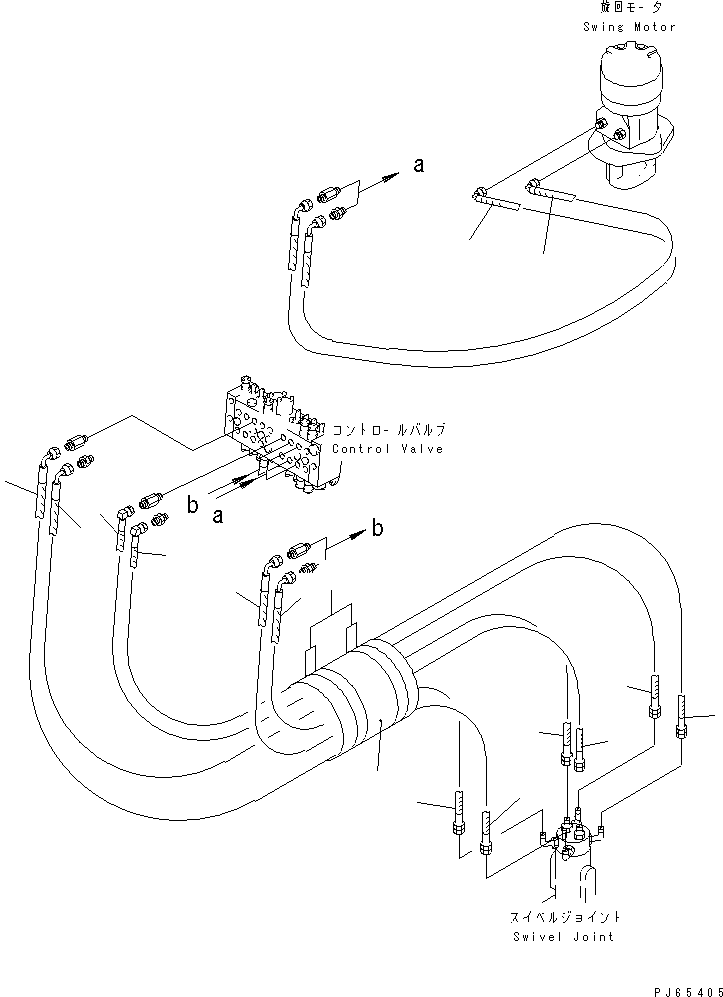 HOSE,TRAVEL 21S-62-2A121 KOMATSU