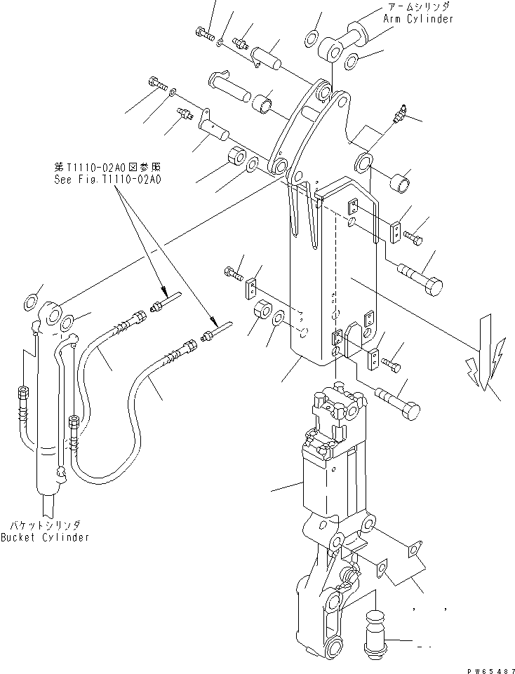 BREAKER ASS'Y 20P-970-7201 KOMATSU