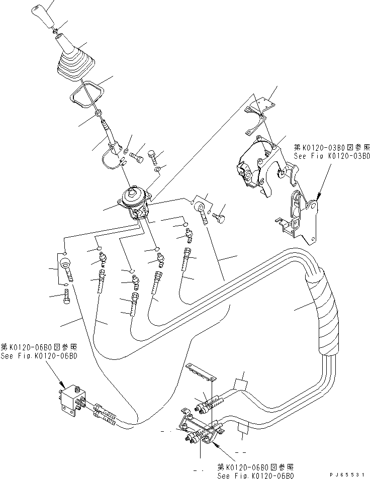 PILOT VALVE,P.P.C. (702-16-01770) KOMATSU