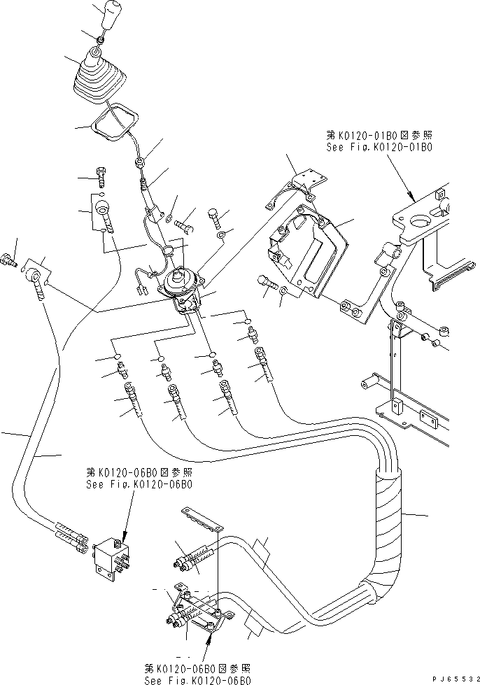 Шланг 22J-62-16541 KOMATSU