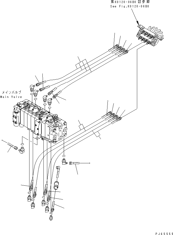 Шланг 22J-62-16430 KOMATSU