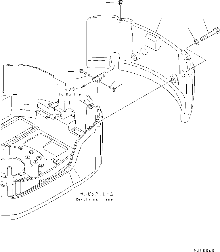 WEIGHT,ADDITIONAL 22J-46-1A210 KOMATSU