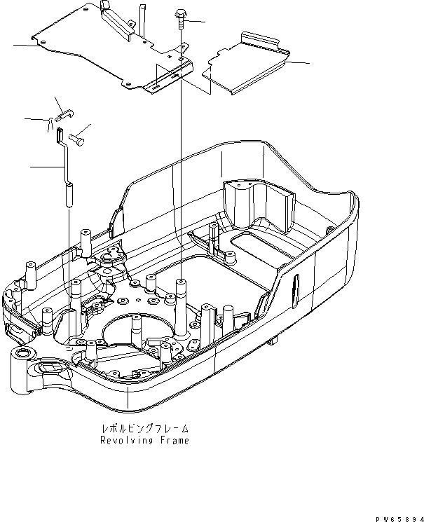 Палец 21S-54-31332 KOMATSU