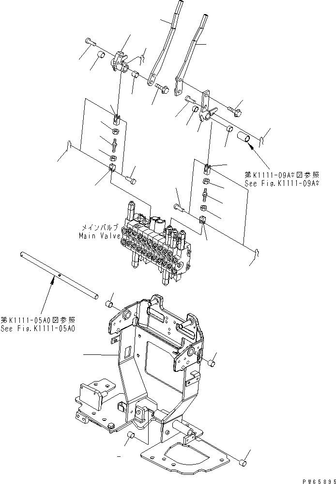 BRACKET,MAIN 21S-43-31114 KOMATSU