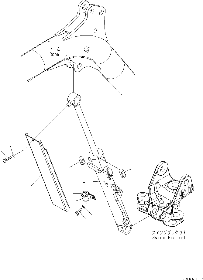 CYLINDER ASS'Y,(SEE FIG.Y1620-01A0) (707-00-XA540) KOMATSU