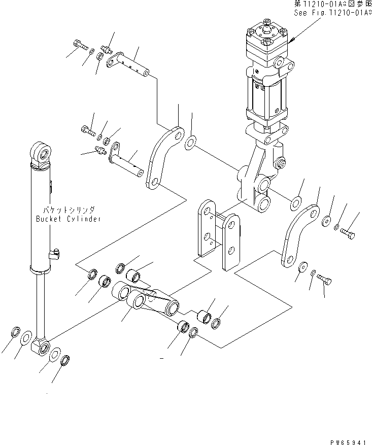 LINK ASS'Y,BREAKER 21S-70-30311 KOMATSU