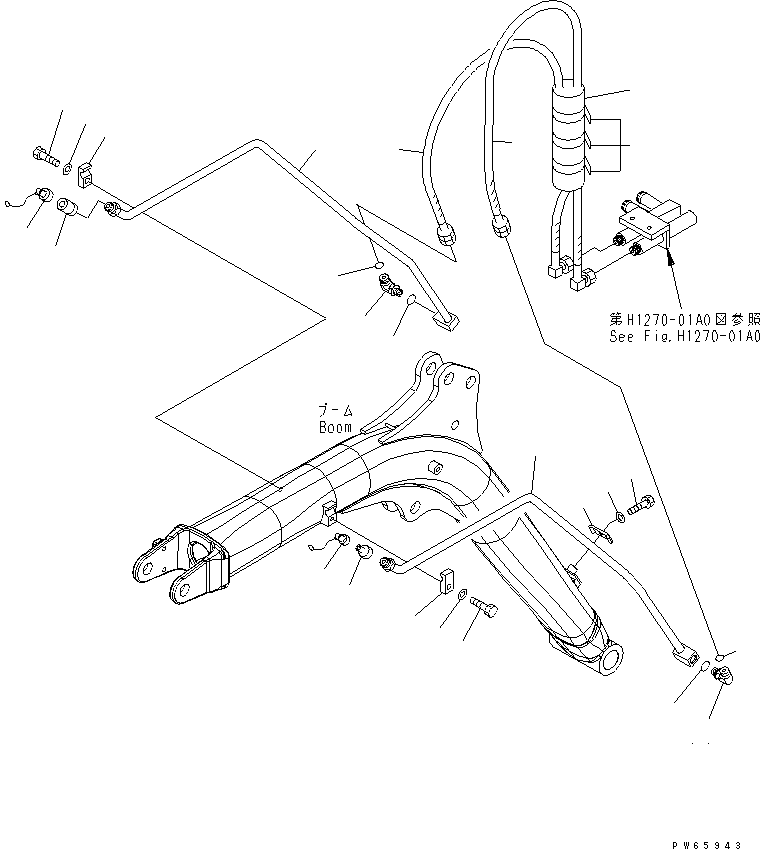 Шланг 21S-973-3341 KOMATSU