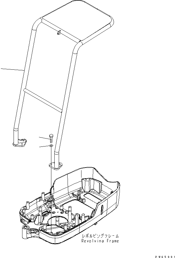 CANOPY (\2\21S-54-31611) KOMATSU