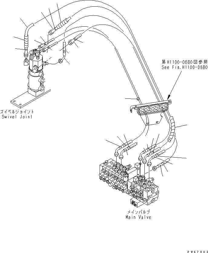 HOSE, 750MM 22F-62-11730 KOMATSU