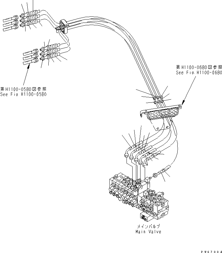 HOSE¤ 1370MM,BLACK 22F-62-11780 KOMATSU