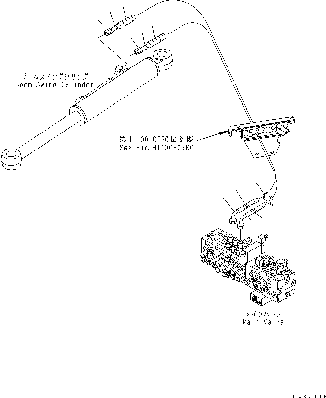Шланг 22F-62-14170 KOMATSU