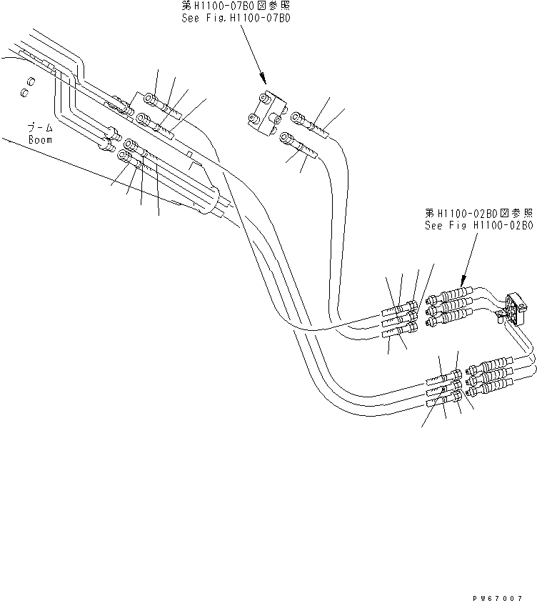 Шланг 22F-62-17510 KOMATSU