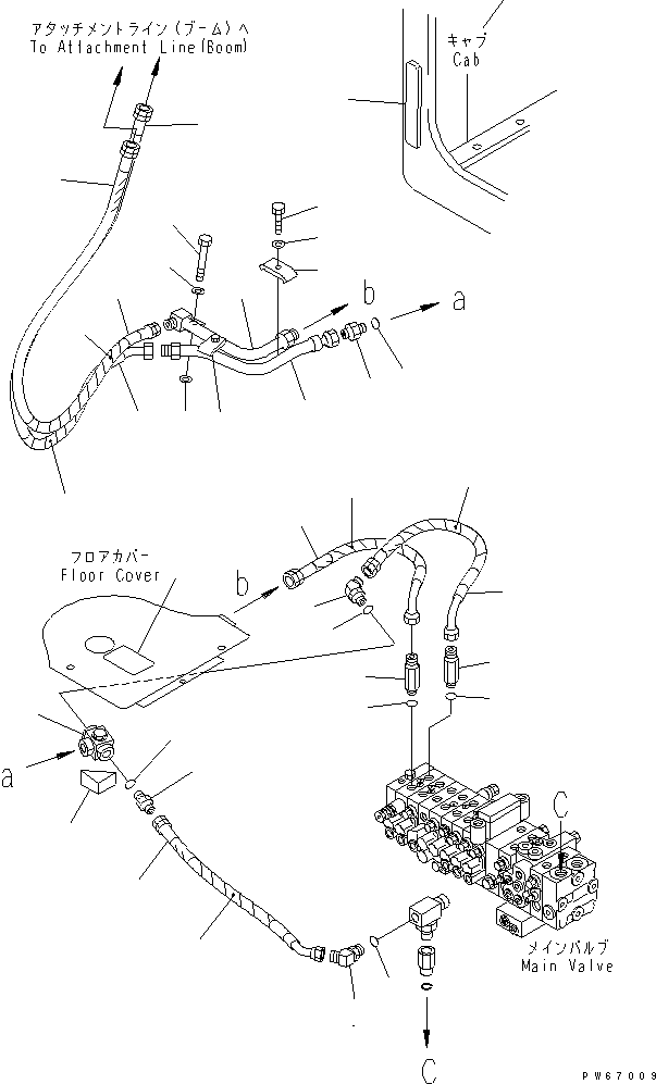 Шланг 22F-973-1340 KOMATSU