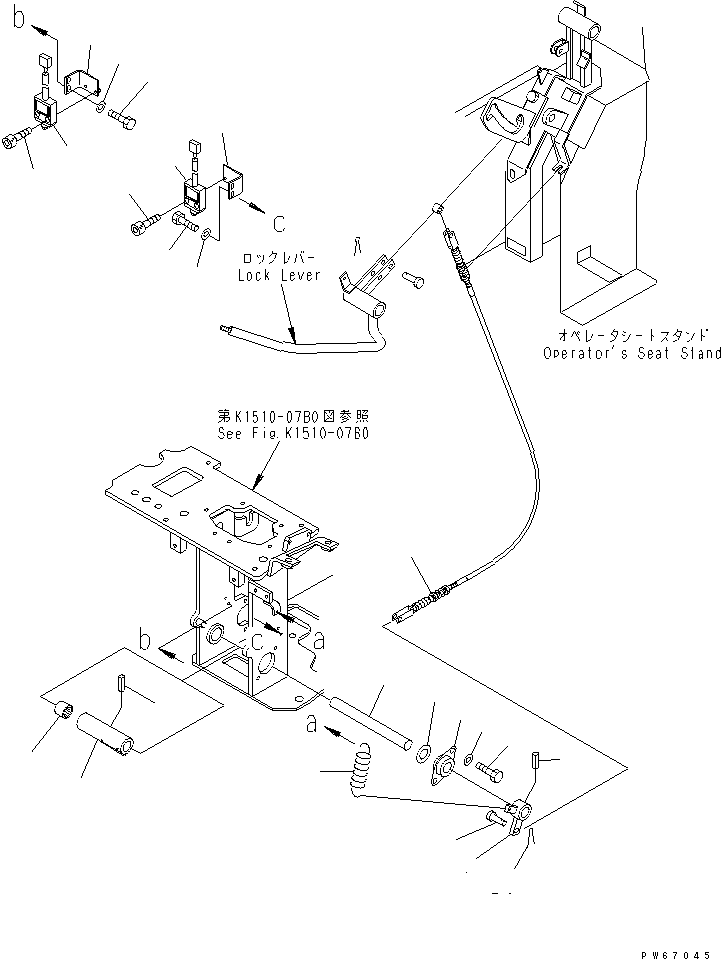 Кабель 22F-43-17310 KOMATSU