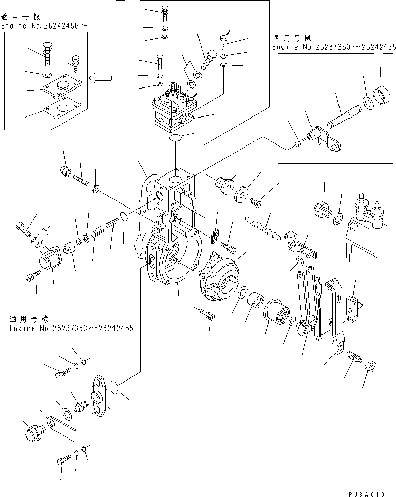 Регулятор в сборе DK105404-5580 KOMATSU