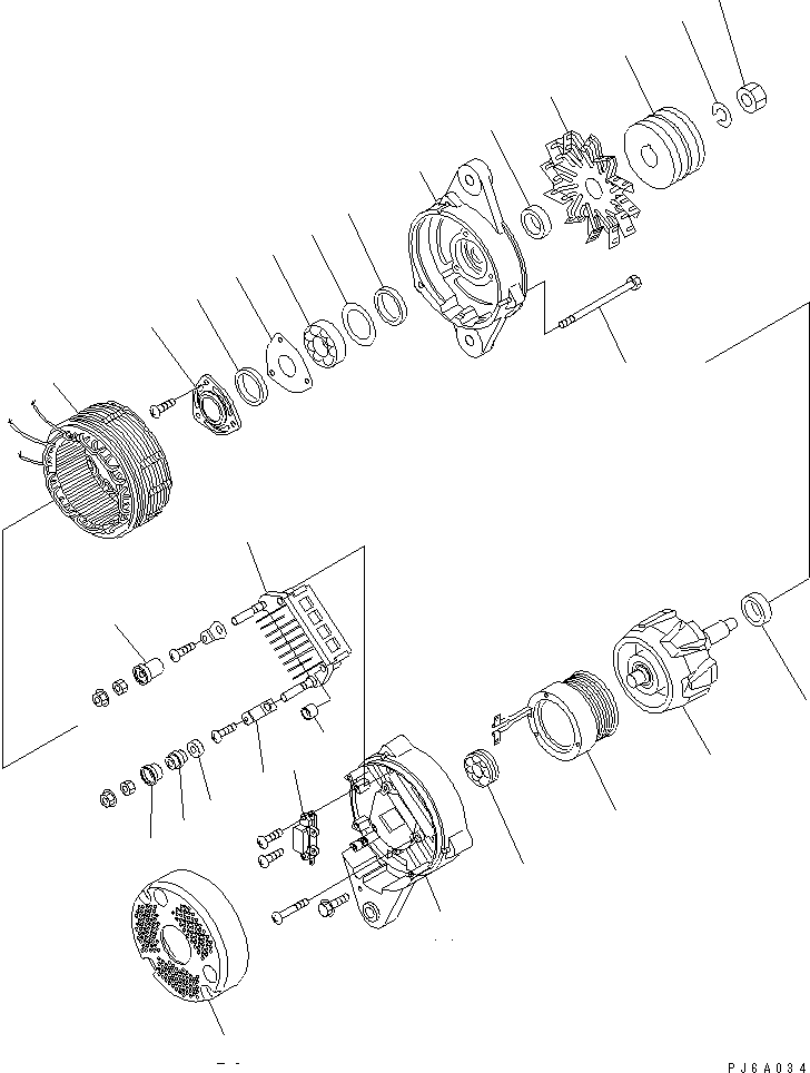 RECTIFIER ASS'Y KD0-35730-0530 KOMATSU