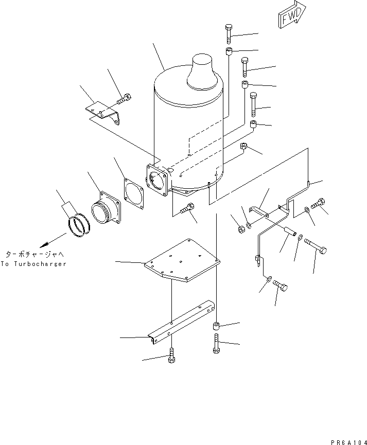 TUBE,DRAIN 6212-12-5680 KOMATSU