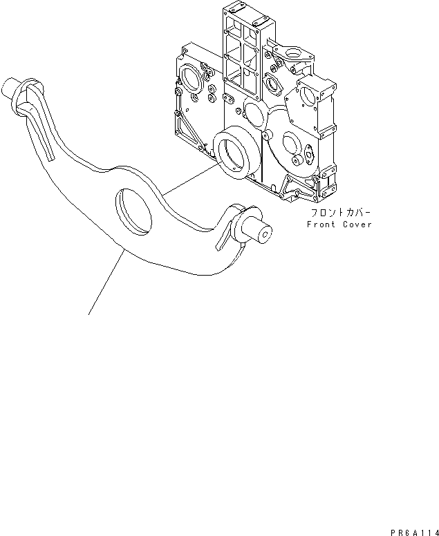 SUPPORT,FRONT 175-01-71111 KOMATSU