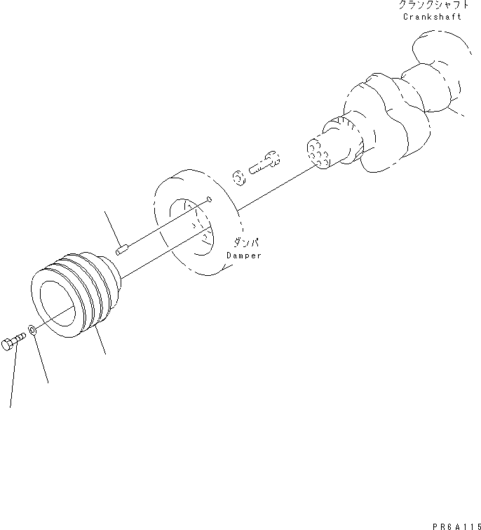 PULLEY¤ HARDENING 6210-32-1240 KOMATSU