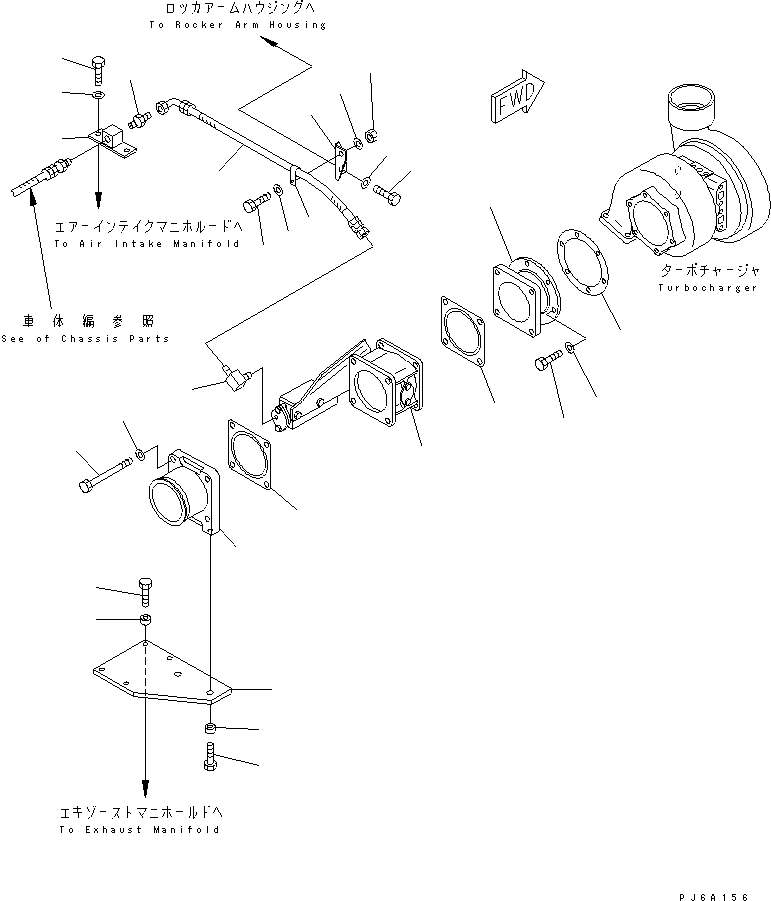 EXHAUST BRAKE ASS'Y,(SEE FIG.A1650-E7A2) (6212-11-8103) KOMATSU