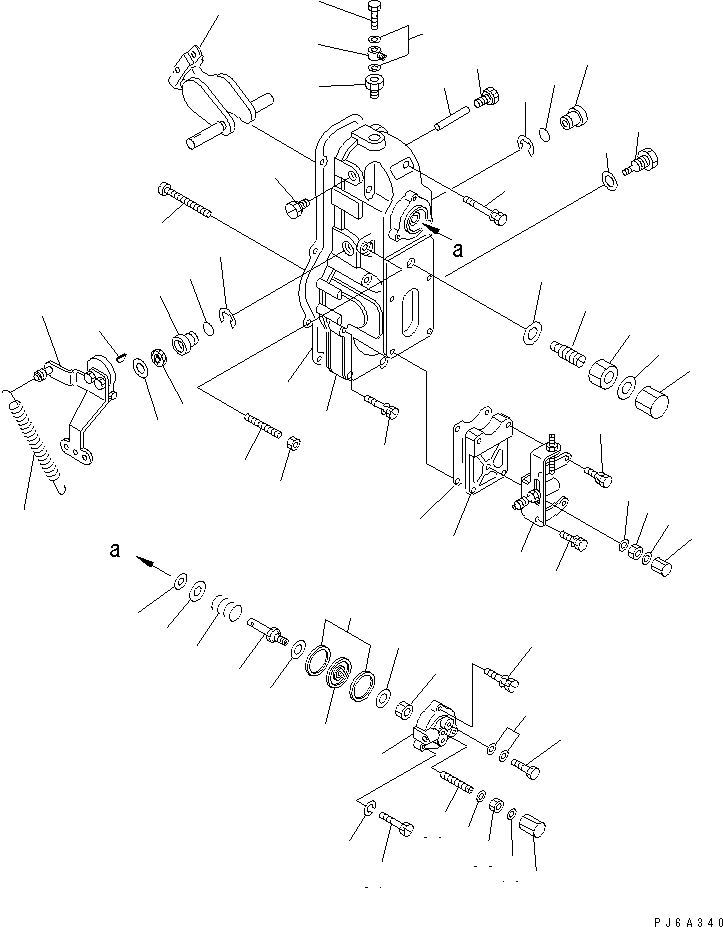 Регулятор в сборе (DK105447-2490) KOMATSU