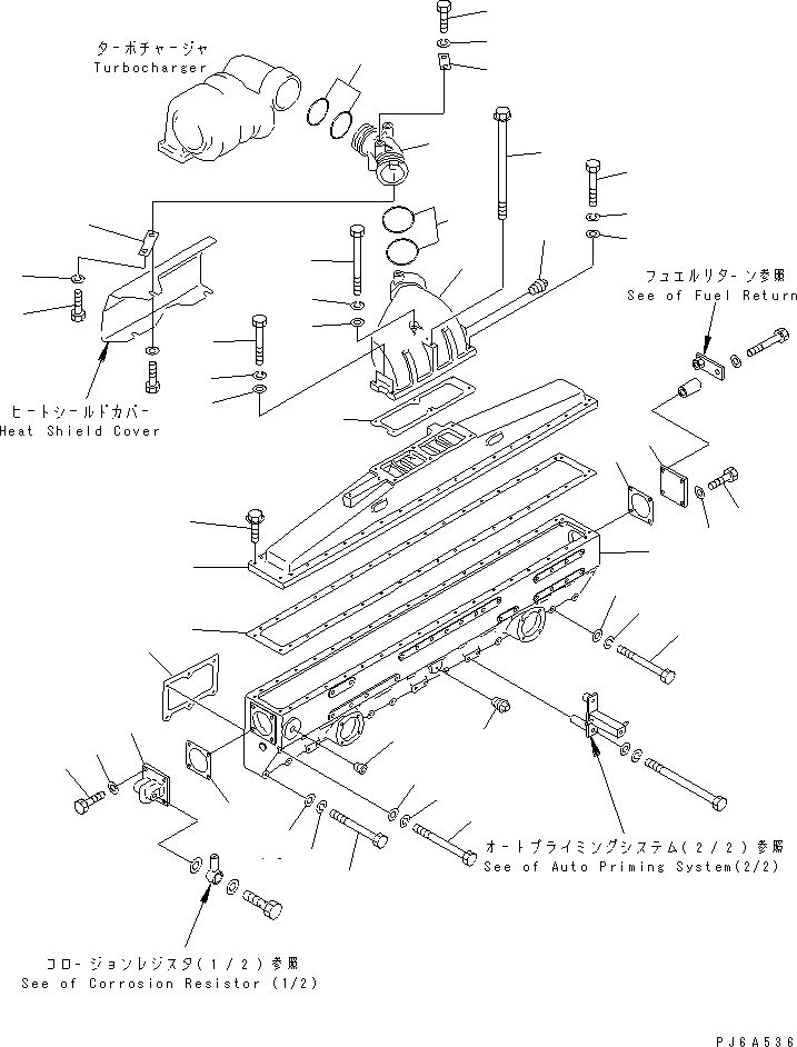 MANIFOLD,INTAKE 6162-15-4120 KOMATSU