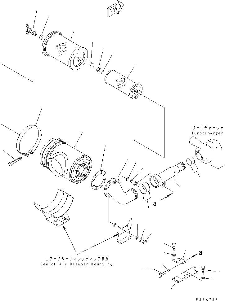 ELEMENT ASS'Y,OUTER 600-181-5430 KOMATSU