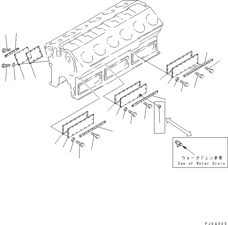 Пластина 6166-11-9180 KOMATSU