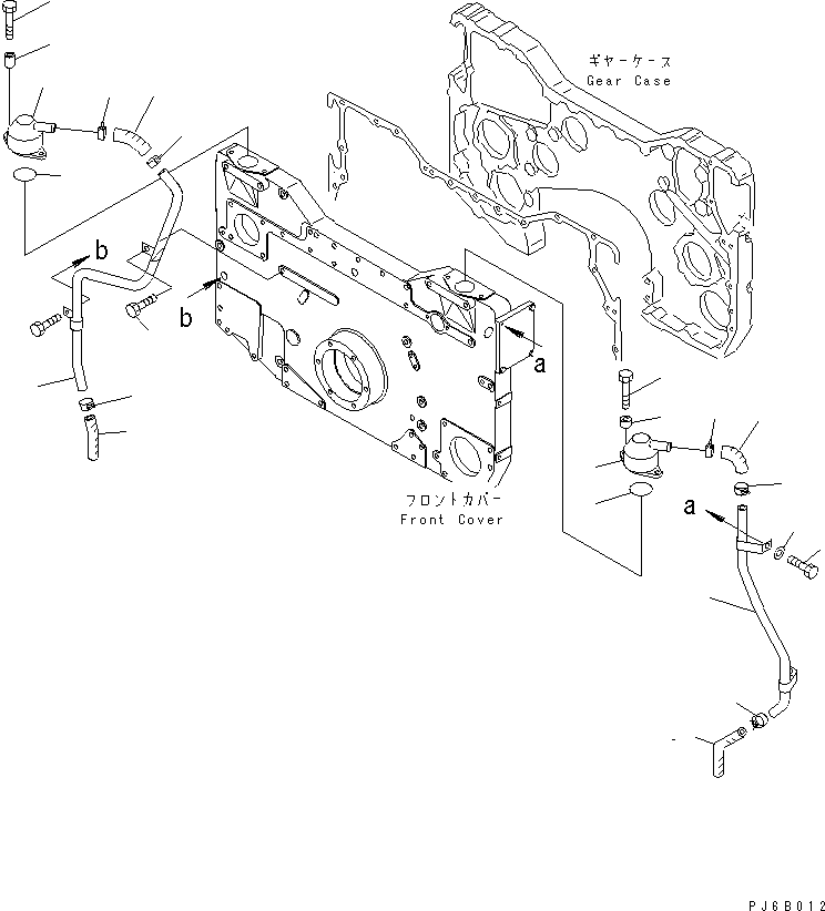 Трубка правая 6215-21-8810 KOMATSU
