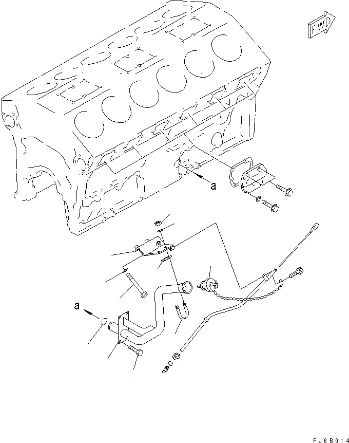 FILLER,OIL 6215-21-7150 KOMATSU