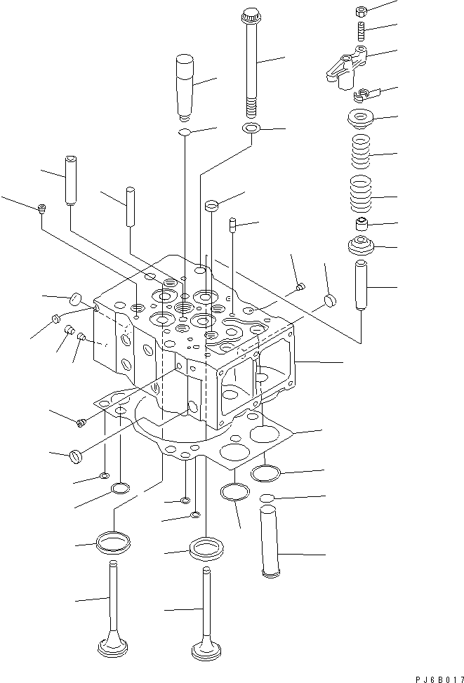 SEAL,VALVE 6166-13-4540 KOMATSU