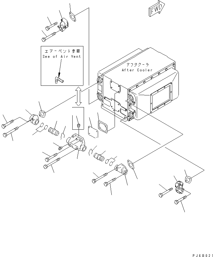 Прокладка (k1) 6166-61-6291 KOMATSU