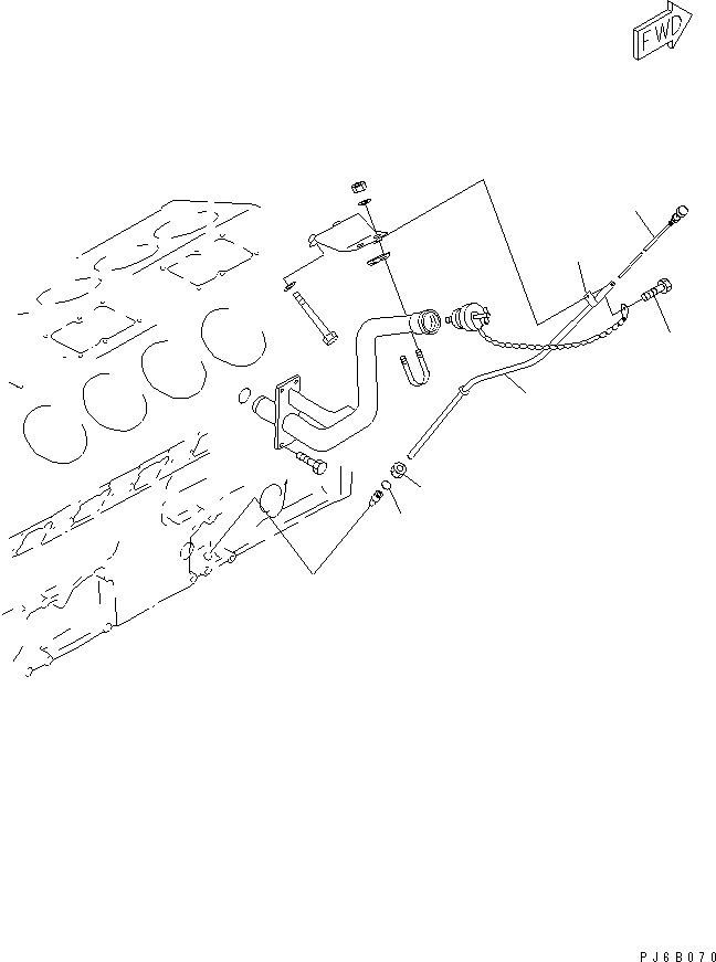 GUIDE,GAUGE 6215-21-5470 KOMATSU