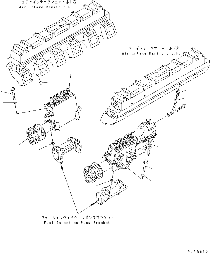 INJECTION PUMP A.,L.H. (SEE FIG.A4010-B7A7Z) (\0\6215-71-1171) KOMATSU