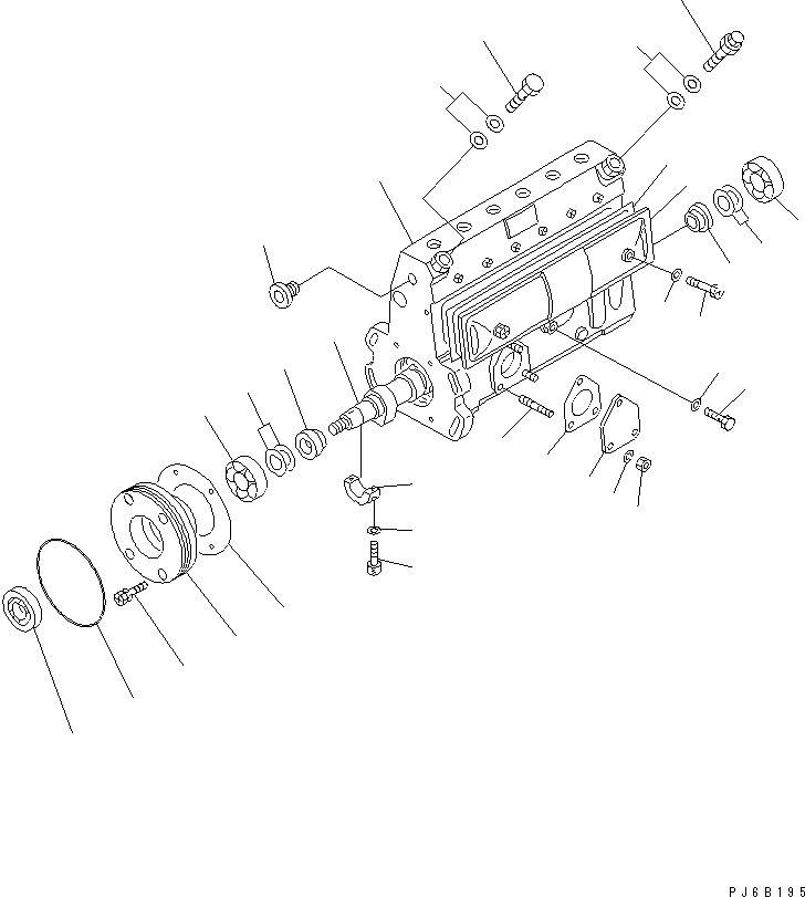 Насос в сборе DK101062-9260 KOMATSU