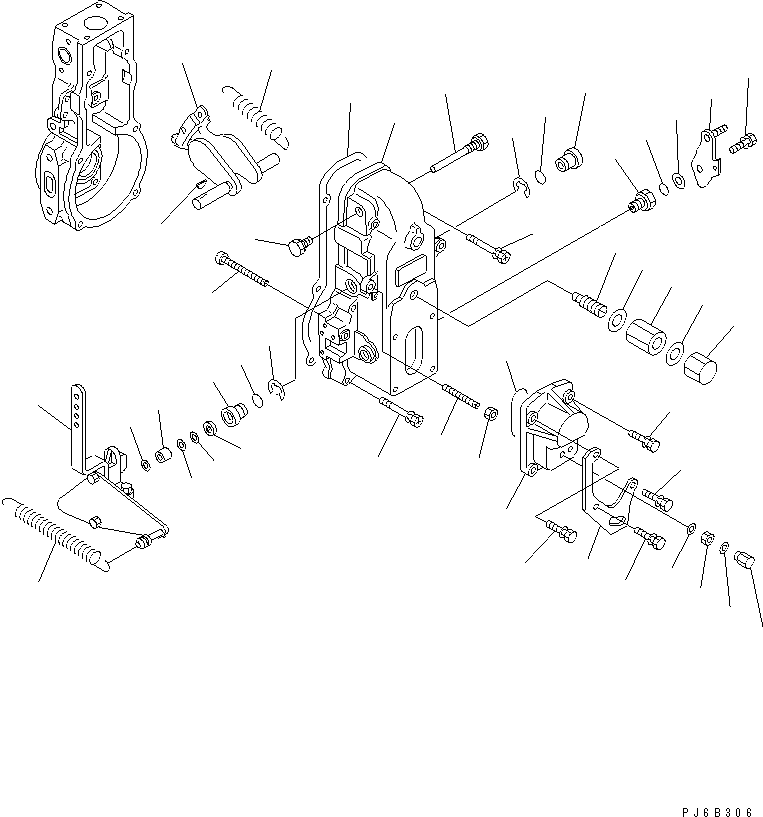 Регулятор в сборе (DK105404-5760) KOMATSU