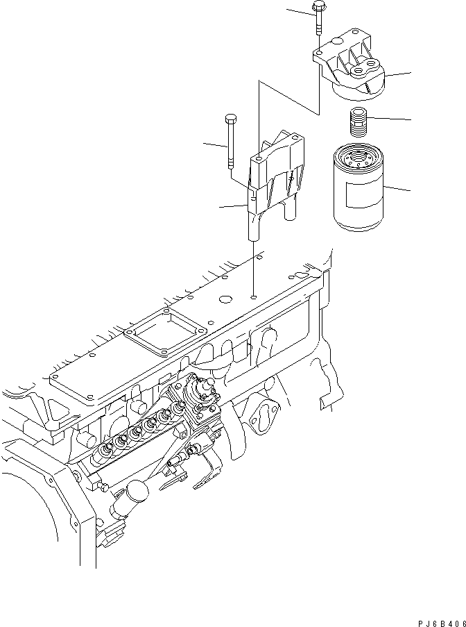 Болт 01436-60800 KOMATSU