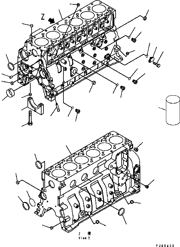 Пробка \5\6732-21-1830 KOMATSU