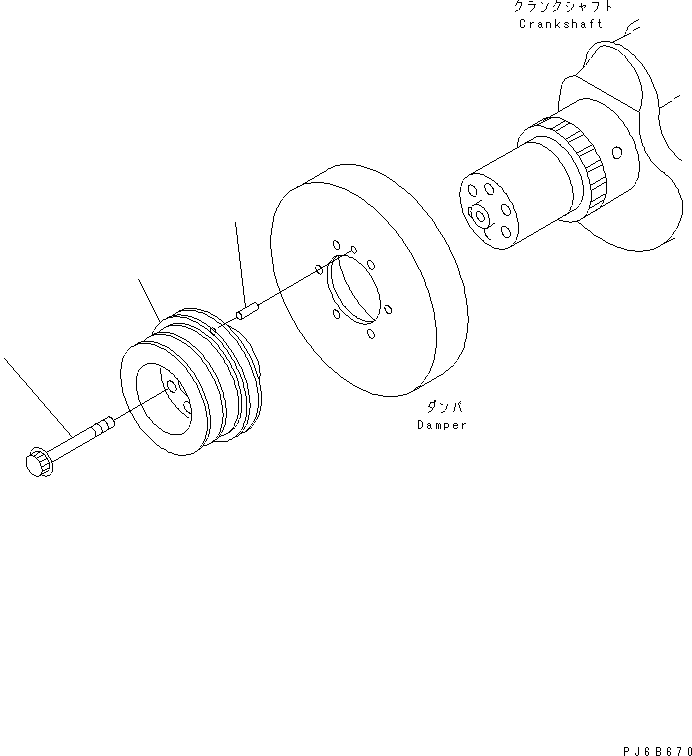 PULLEY, HARDENING 6217-31-1430 KOMATSU