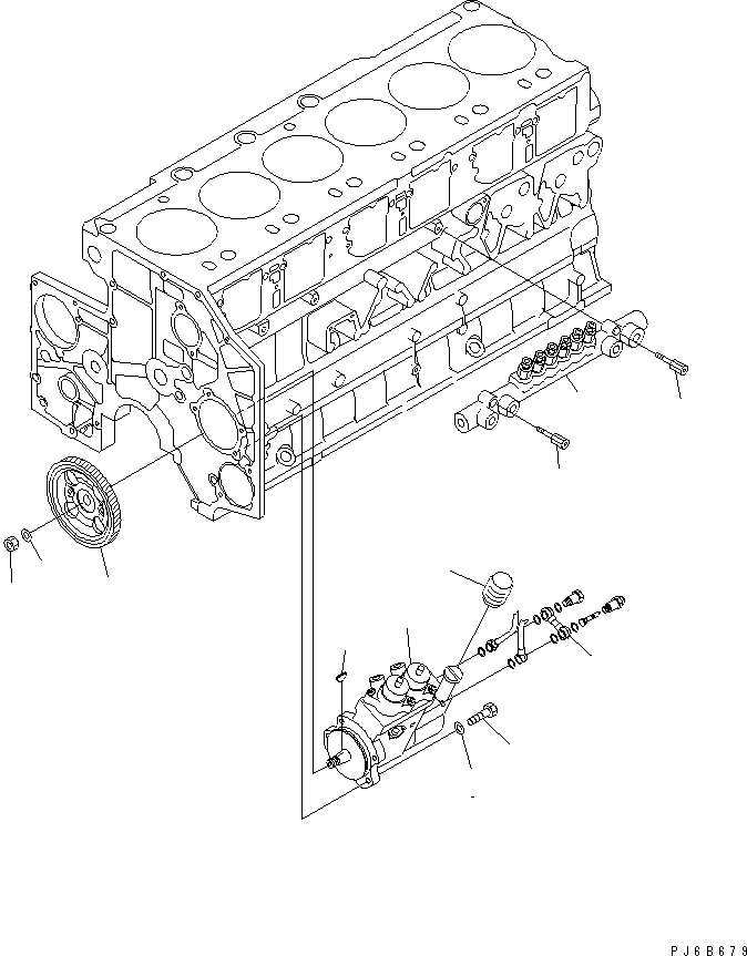 FUEL PUMP ASS'Y (6217-71-1121) KOMATSU