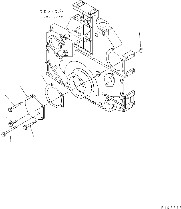 Болт (\2\01436-01005) KOMATSU