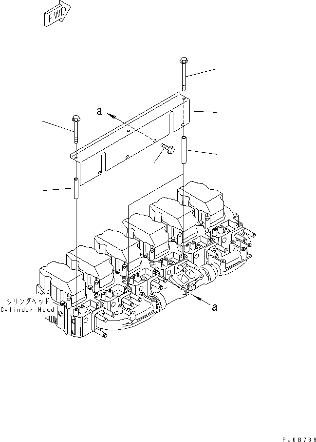 Крышка 6218-11-9810 KOMATSU